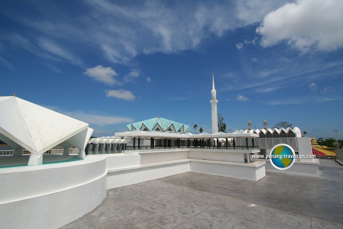 the Masjid Negara replica at Taman Tamadun Islam, Kuala Terengganu