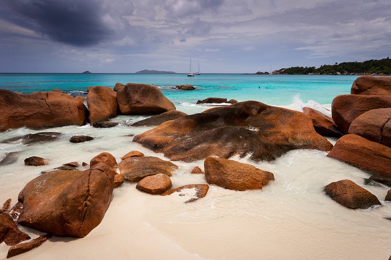 Anse Lazio beach on Praslin Island, Seychelles