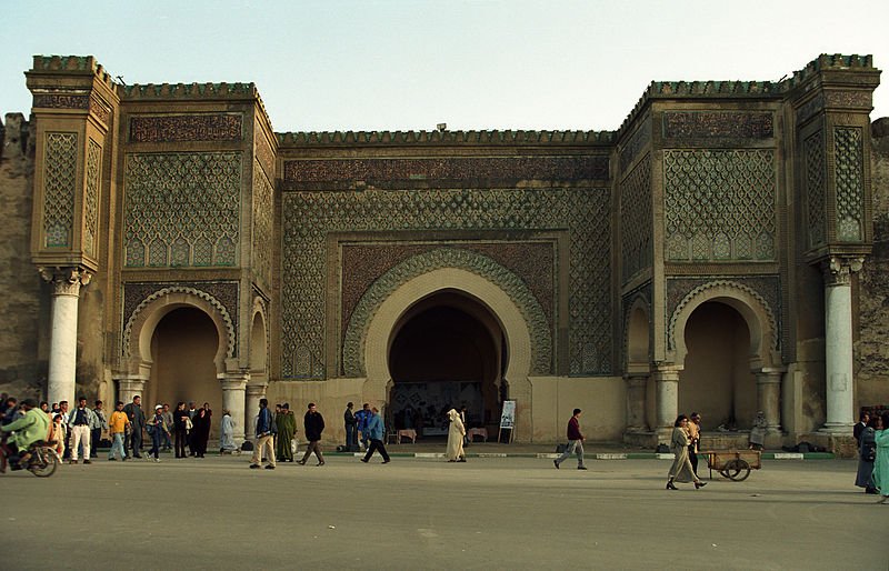 Bab Mansour, the Gate of the Victorious Renegade, Meknes