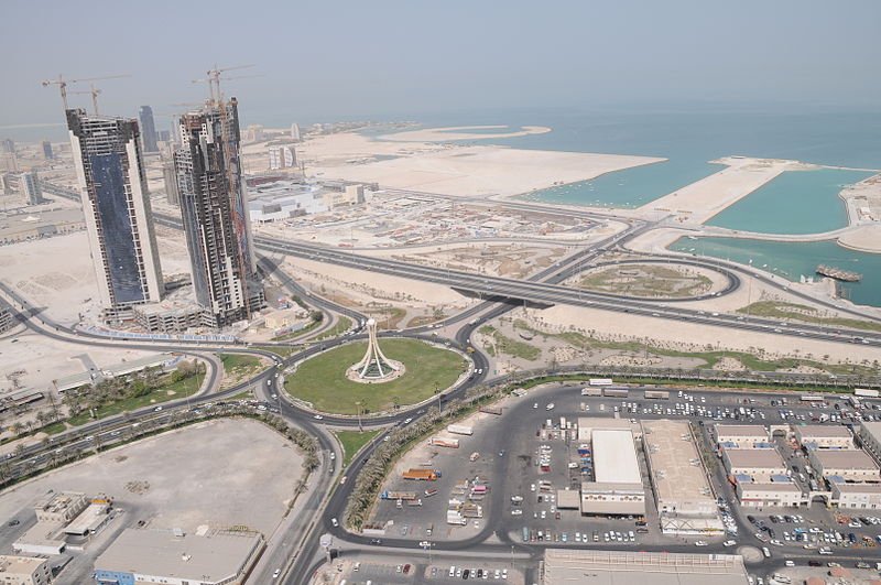 Bahrain aerial view