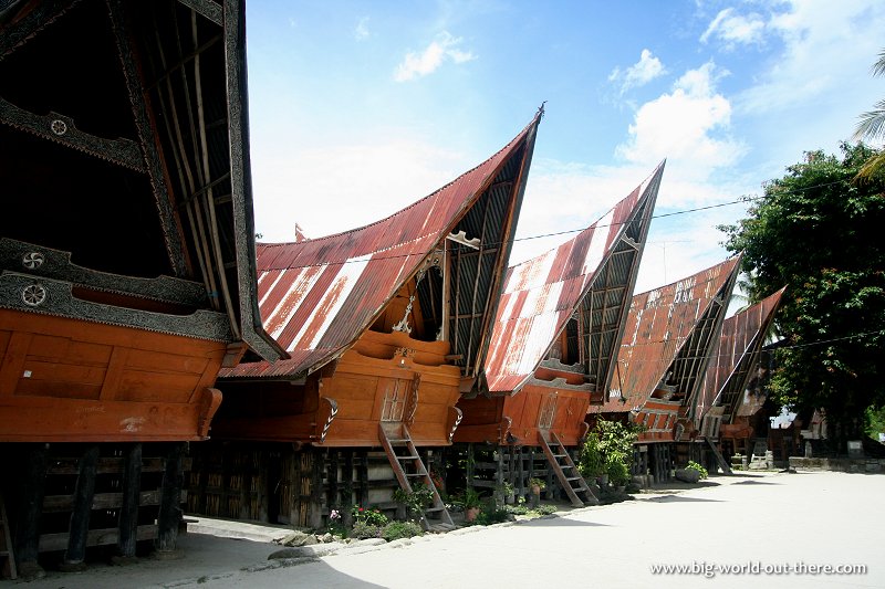 Batak houses in Ambarita