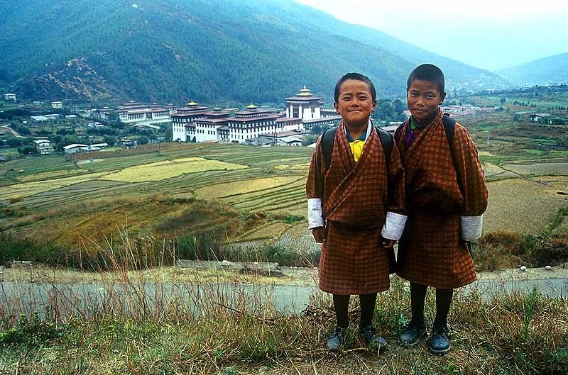 Bhutanese children