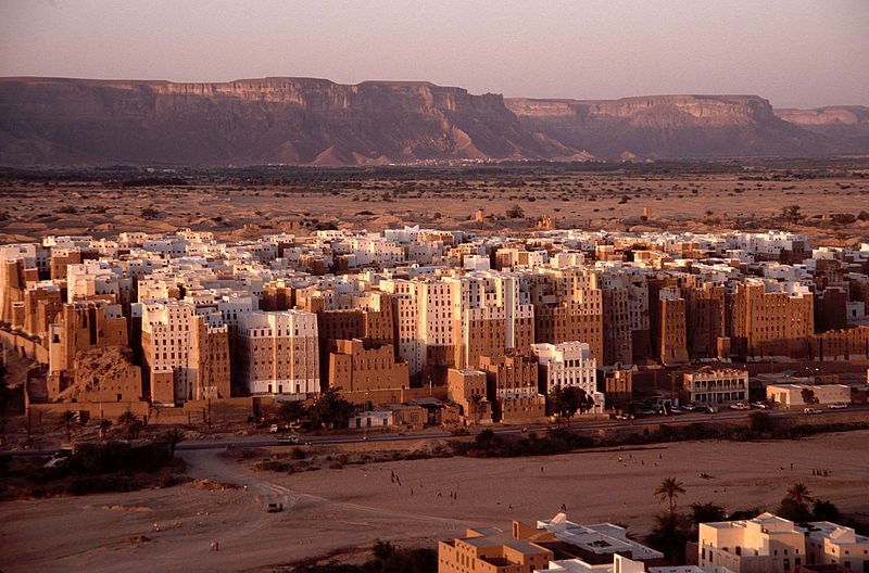 Desert highrise of Wadi Hadramawt, Yemen