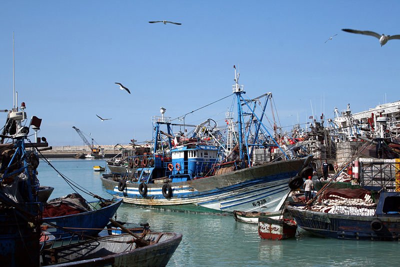 Fishing boat in the Port of Casablanca