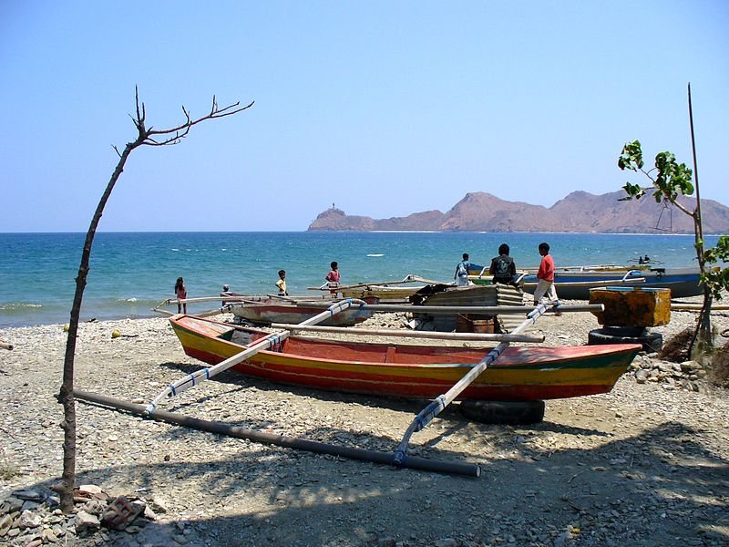 Fishing boats in Dili, East Timor