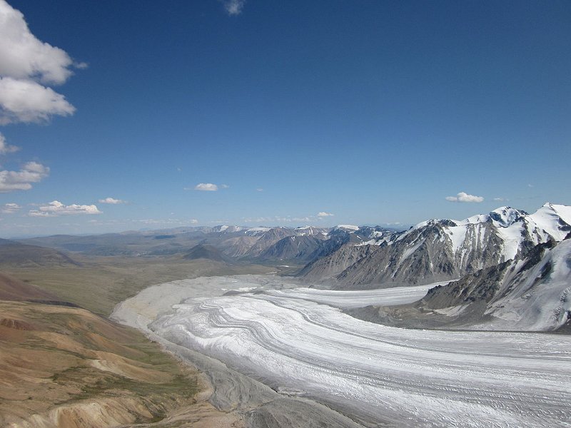 A glacier in Mongolia
