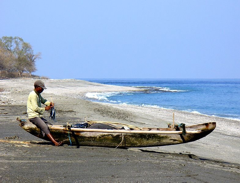 Fisherman in Maubara