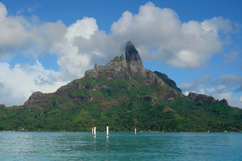 Mount Otemanu, as seen from the sea