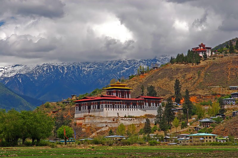 Scenery in Paro, Bhutan