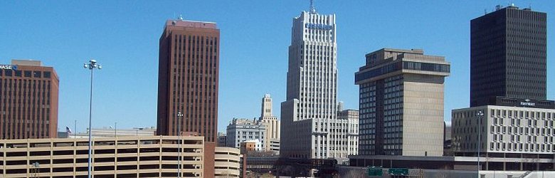 Skyline of Akron, Ohio