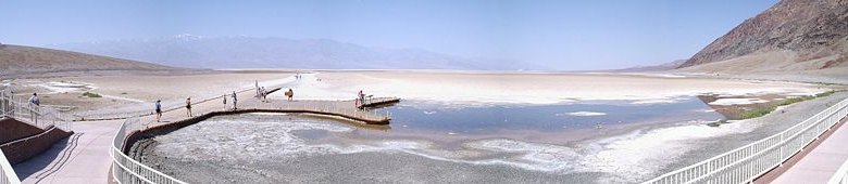 Badwater Basin, the lowest spot in the United States