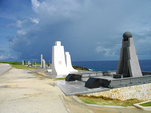 Banzai Cliff cenotaphs