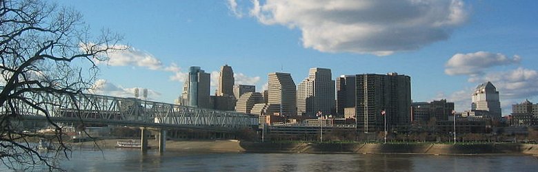 View of the Cincinnati skyline, Ohio