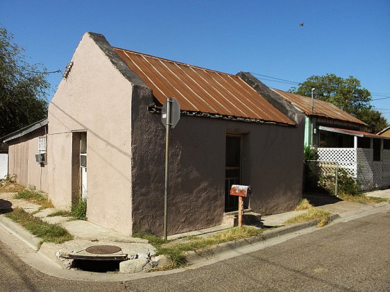 Sandstone house on Grant Street, Laredo, Texas