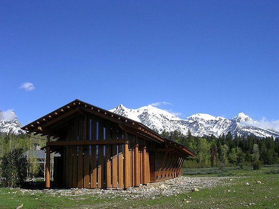 Laurance S. Rockefeller Preserve visitor center, Grand Teton National Park