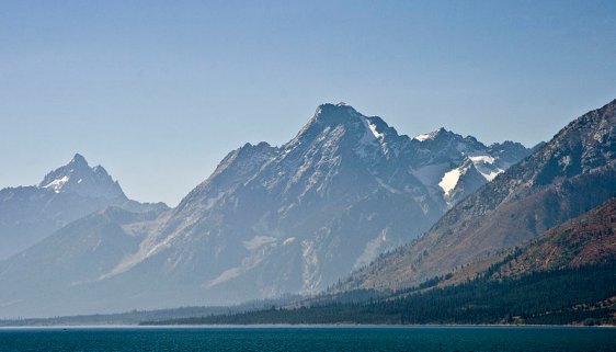 Mount Moran from Jackson Lake, Grand Teton National Park