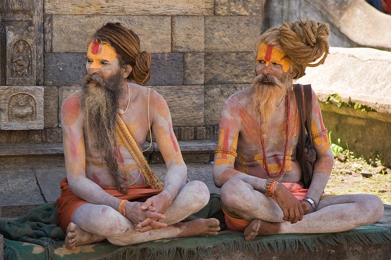 Sadhus at Pashupatinath Temple, Kathmandu