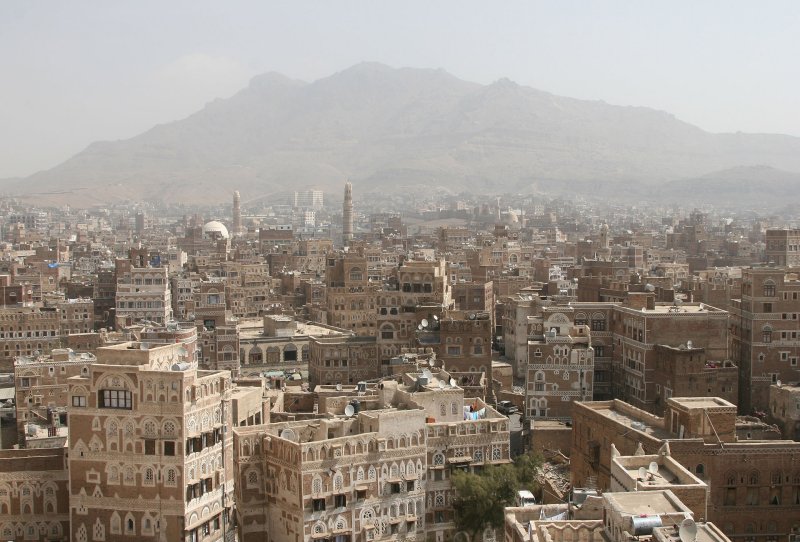 Cityscape of Sana'a, Yemen