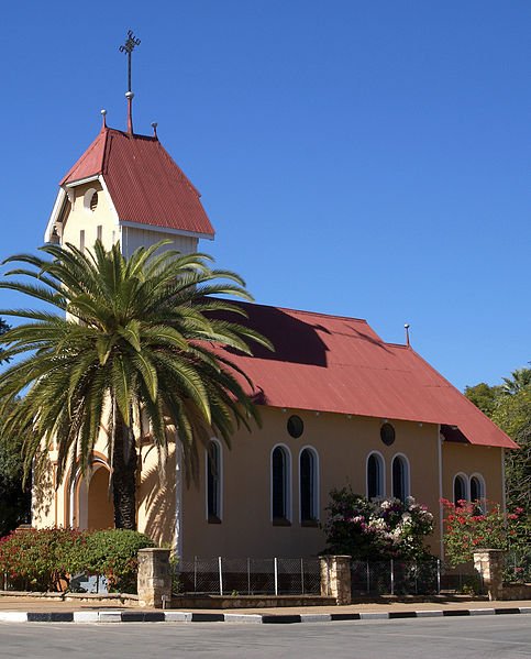 St Barbara Church in Tsumeb, Namibia