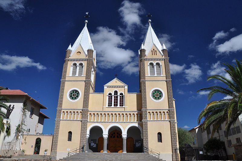 St Mary's Cathedral, the main church for the Roman Catholics in Windhoek