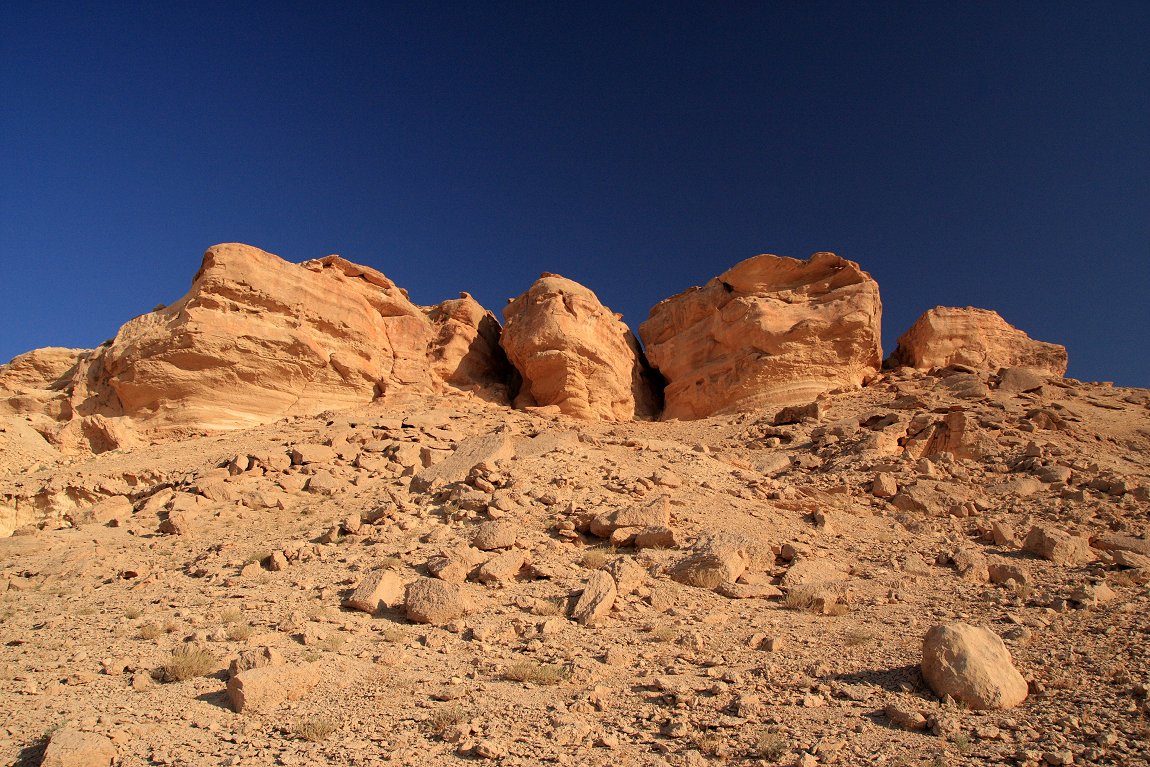 Landscape in the Syrian desert