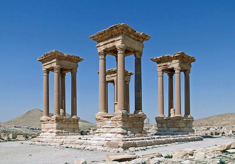Tetrapylon of Palmyra, Syria