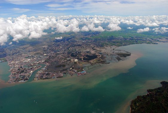 Aerial view of Panay, Philippines