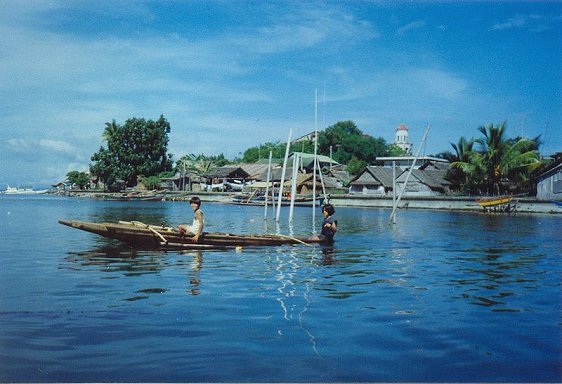Coastal village on Samar, Philippines