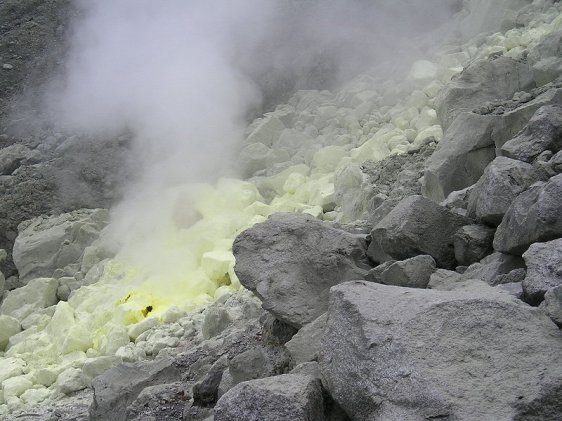 Sulfur vent on Mount Apo
