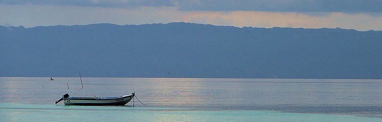 View of Cebu Island across the Cebu Strait
