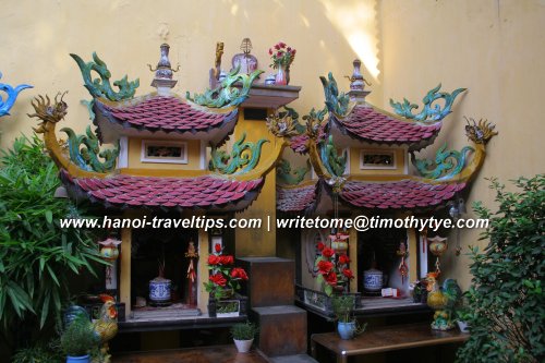 Shrines at the Thanh Ha Communal House