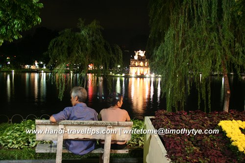 Tortoise Tower at night