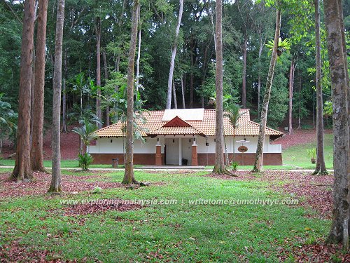 Cottage in the forest?  It's the restroom