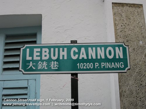 Cannon Street road sign