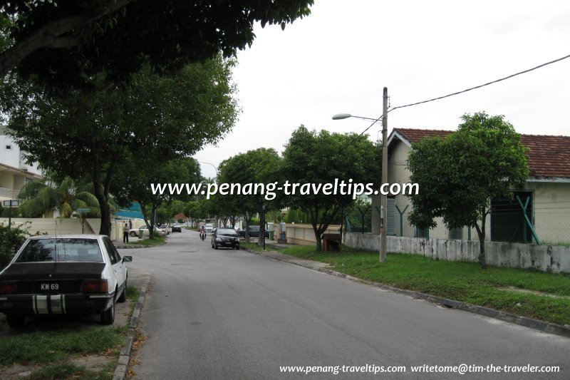 Persiaran Cantonment roadsign