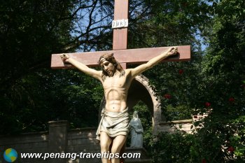 Crucifiction, final station along the Way of the Cross