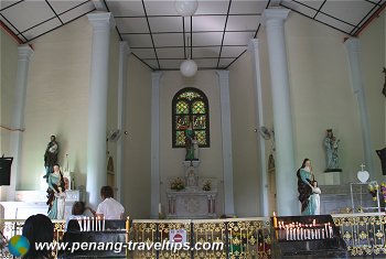Inside St Anne Shrine