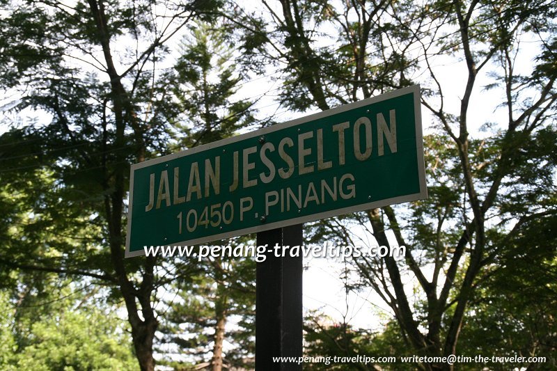 Jalan Jesselton roadsign