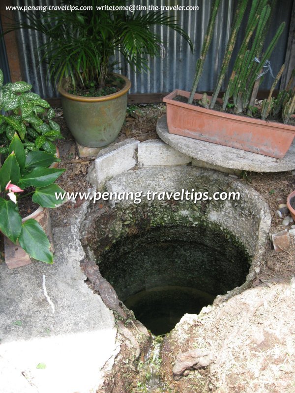 One of the two wells at Kampung Buah Pala
