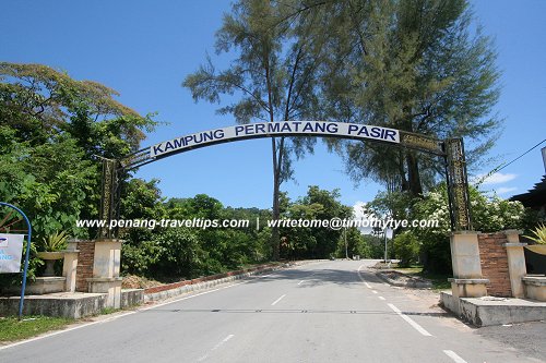 Road to Kampung Permatang Pasir