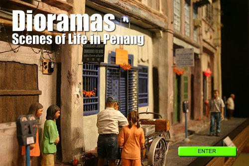 Dioramas of Penang Scenes