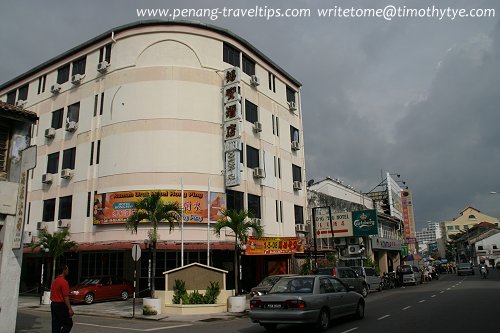 Entrance to Seck Chuan Lane from Chulia Street