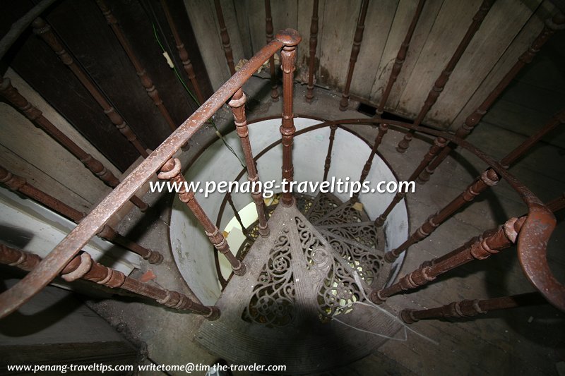 Spiral staircase at the Malayan Railway Clocktower Spiral staircase at the Malayan Railway Clocktower