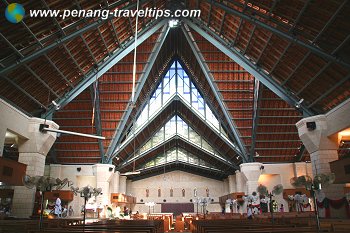 Ceiling design of the Church of St Anne