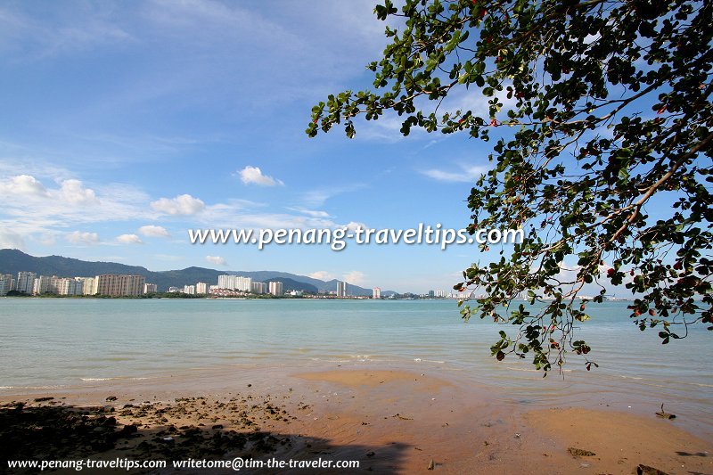 View of Penang Island from Pulau Jerejak