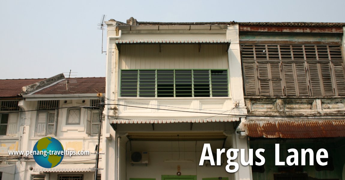 Argus Lane, Penang