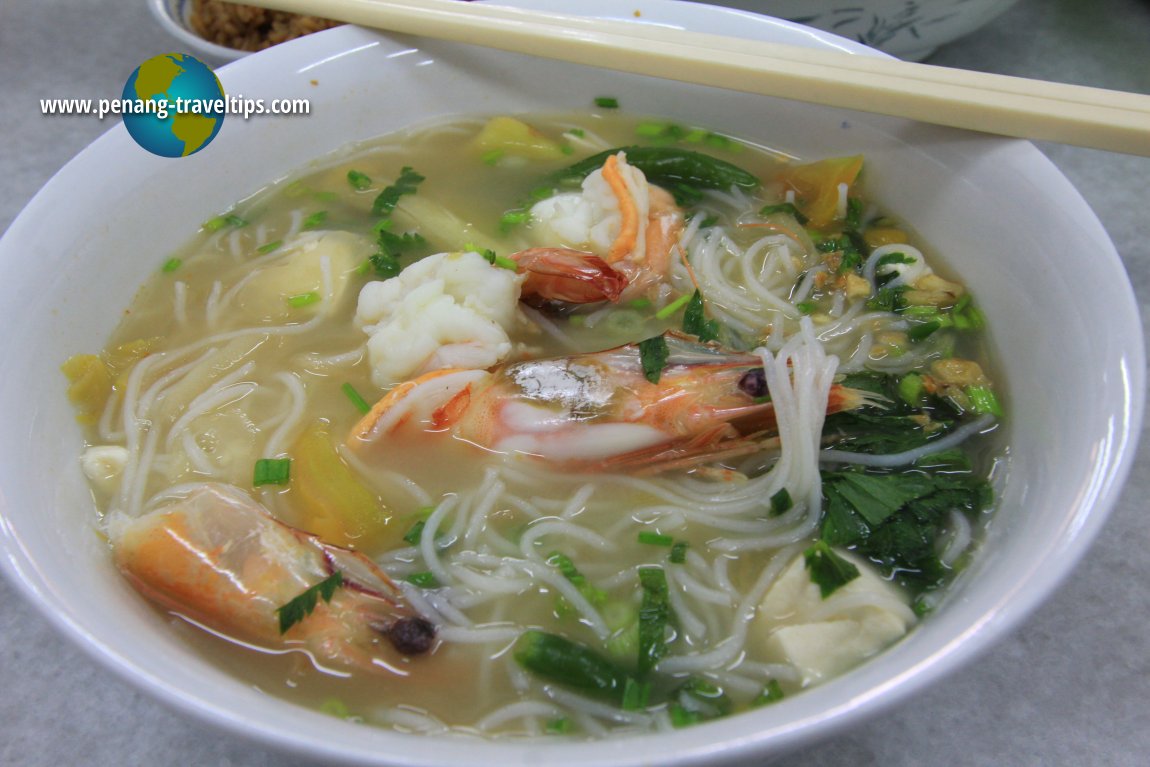 Seafood bee hoon porridge, Canton City Cafe