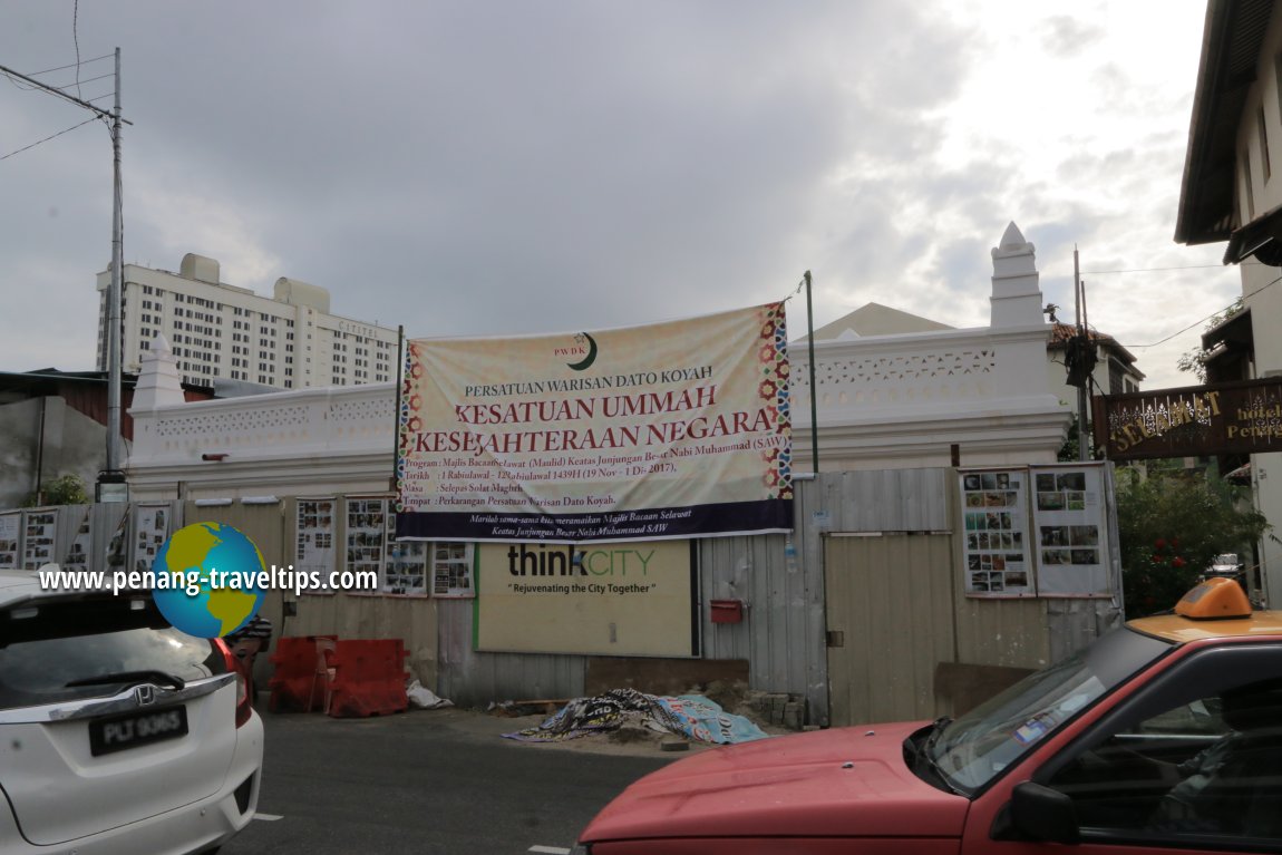 Dato Koyah Shrine under restoration