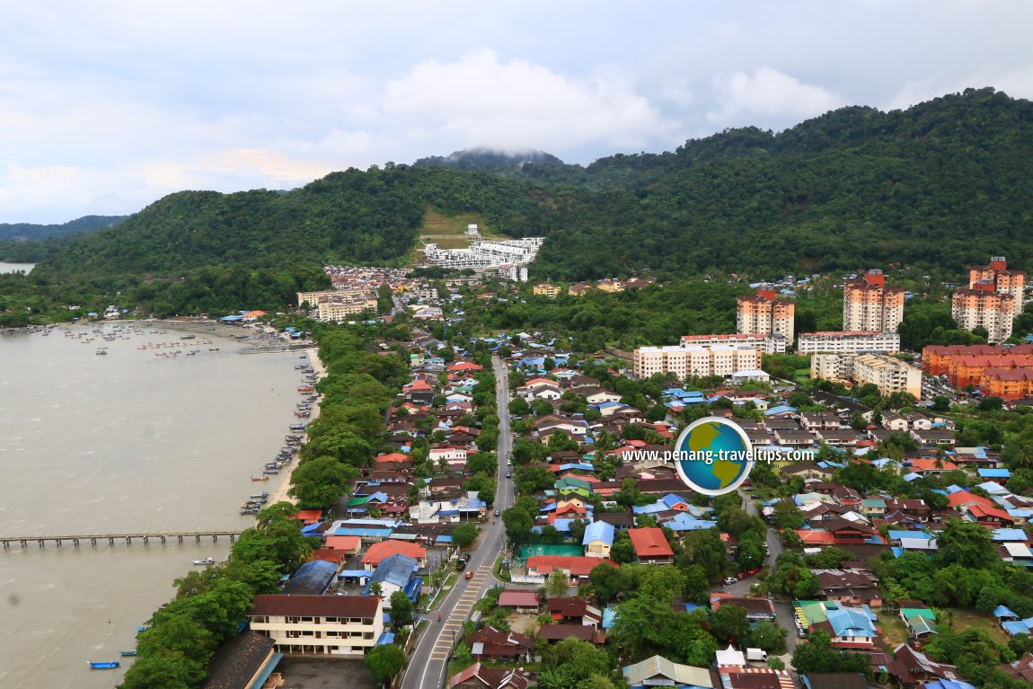 Jalan Gertak Sanggul aerial view