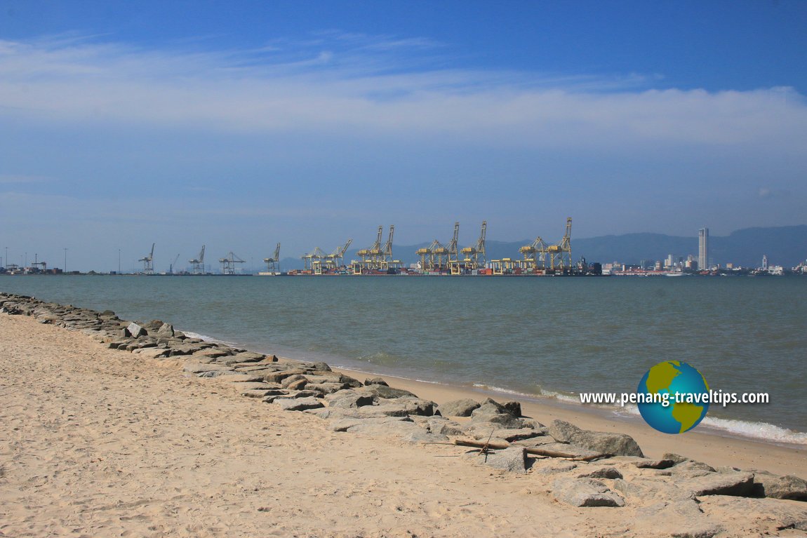View of the North Butterworth Container Terminal from Pantai Bersih